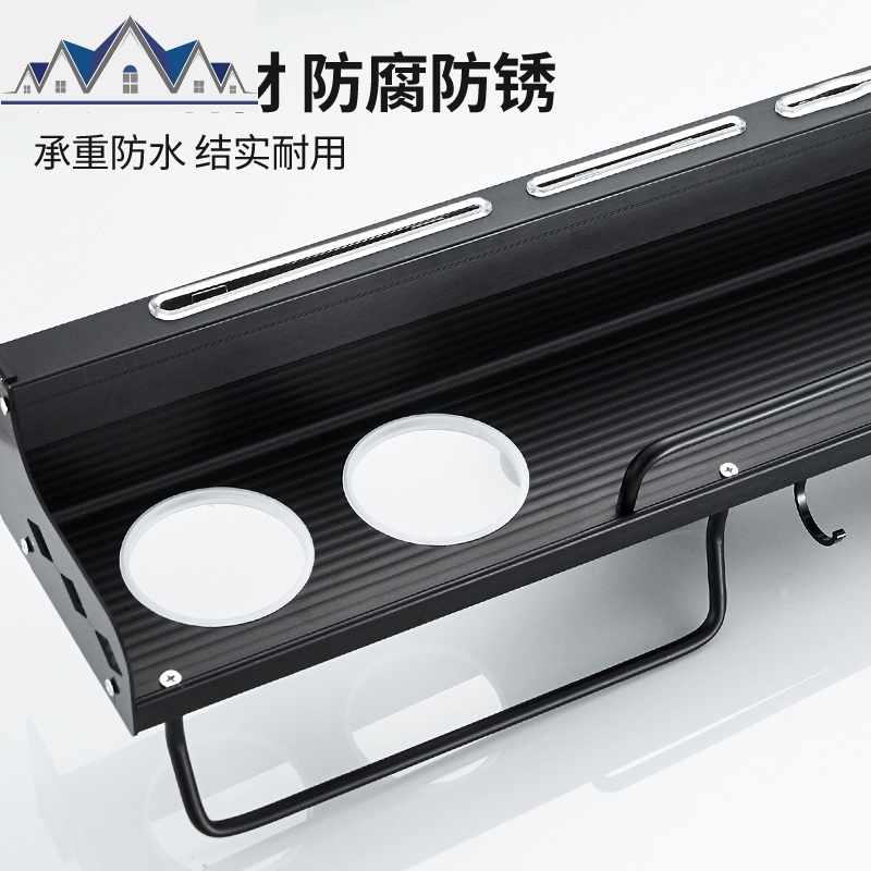 免打孔厨房置物架壁挂式家用大全收纳架调料挂架刀架用品用具厨具 三维工匠高清大图