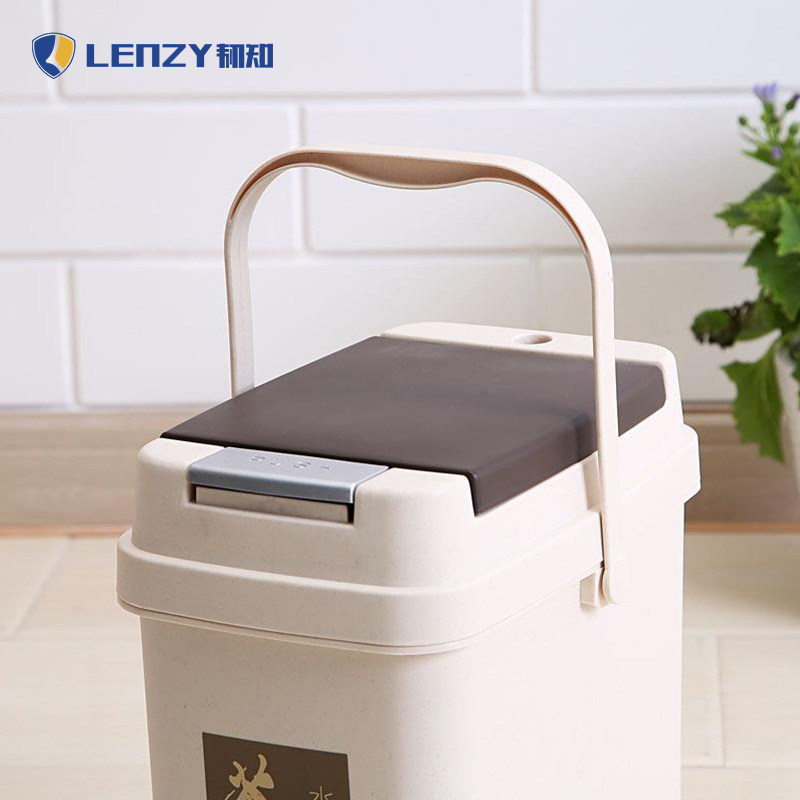 LENZY 韧知 茶渣桶 弹盖7L 个高清大图
