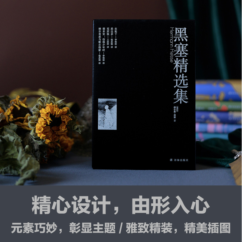 [正版]函套装黑塞精选集全5册 赫尔曼·黑塞著 悉达多+德米安:彷徨少年时+荒原狼+在轮下+纳尔奇思与歌尔得蒙 译林出高清大图