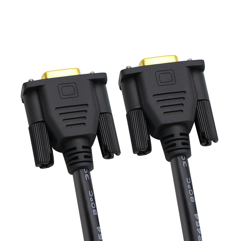 iDiskk 9针 串口线 数据线 RS232 COM数据线 DB9母对母 9孔对孔 直连交叉线 串口线 母对母 3M