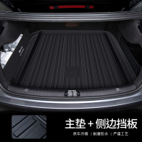 适用于比亚迪汉dmi后备箱垫20-23款汉ev创世版汽车防水尾箱垫 TPE尾箱垫+储物挡板汉DMI平纹款