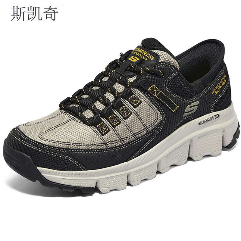 斯凯奇男款休闲休闲鞋237622/TPBK-10双高清大图