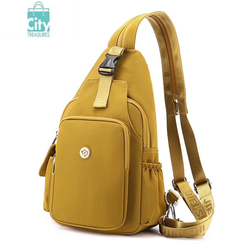 bangdou小巧双肩包女2022新款时尚牛津布女式背包三用轻便旅行胸包多