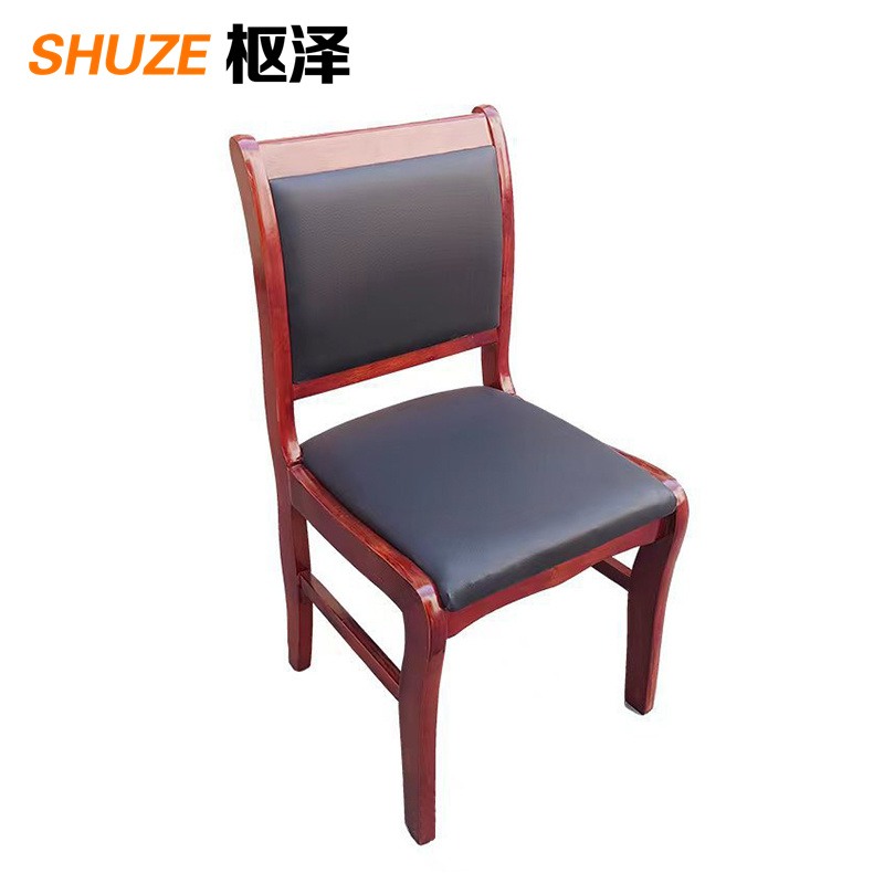 枢泽 实木办公椅 500*450*870mm 把高清大图