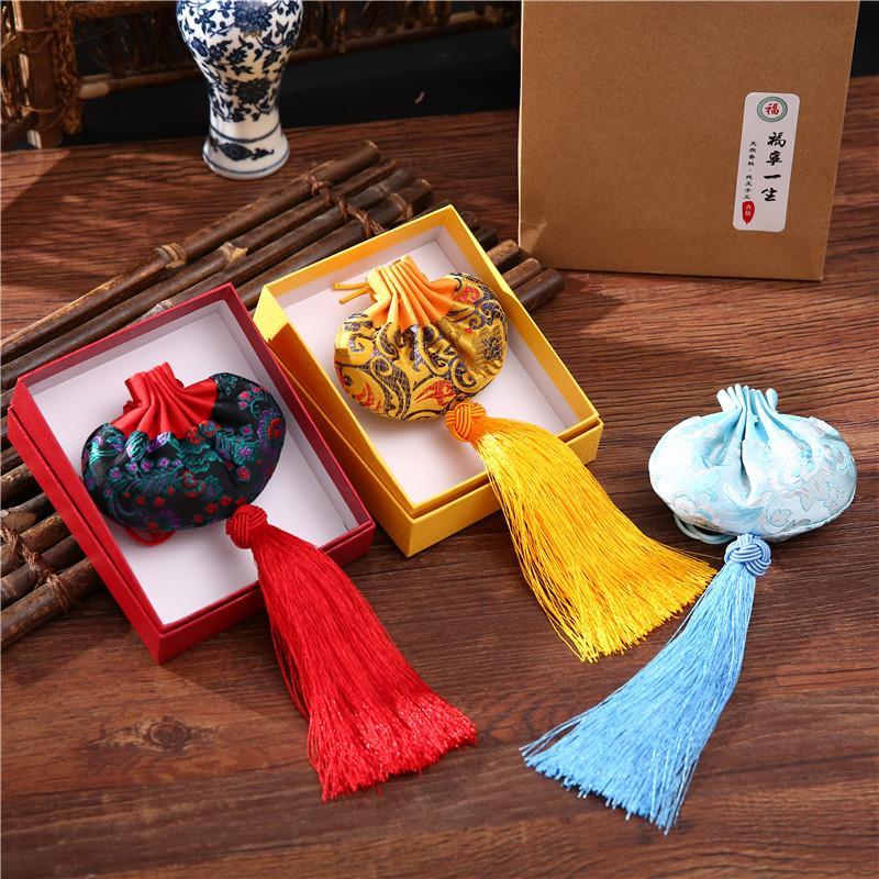 端午节香包儿童艾驱蚊香囊随身荷包古风宫廷空袋锦囊端午节礼品