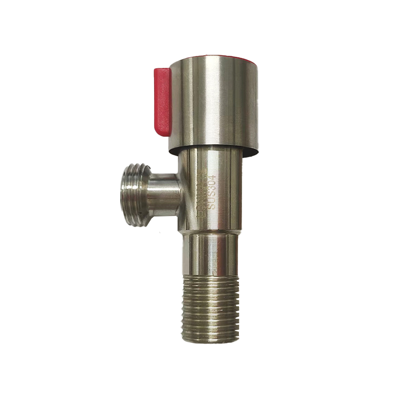 LONMATE 304不锈钢一字角阀3008红色 一个