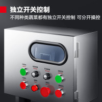 德玛仕商用切菜机 切片切丁切丝全自动 土豆切片机DQC101(380v)