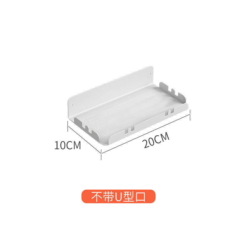 特小号白色 淋浴花洒杆置物架免打孔洗脸台置物架卫生间壁挂收纳架洗手间面盆