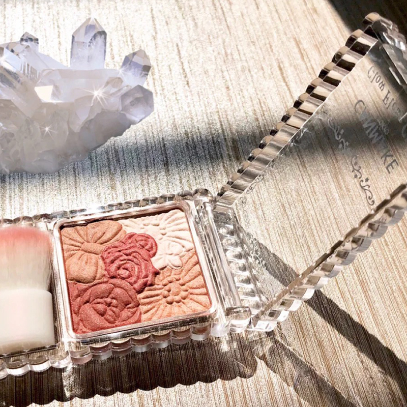 CANMAKE井田 花瓣雕刻五色腮红#10陶砖红色 6g高清大图