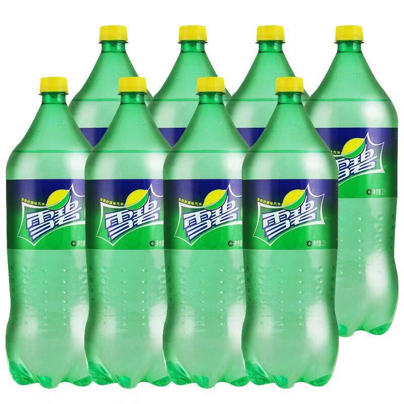 雪碧 sprite 汽水 碳酸饮料 2l*8瓶整箱装 可口可乐出品