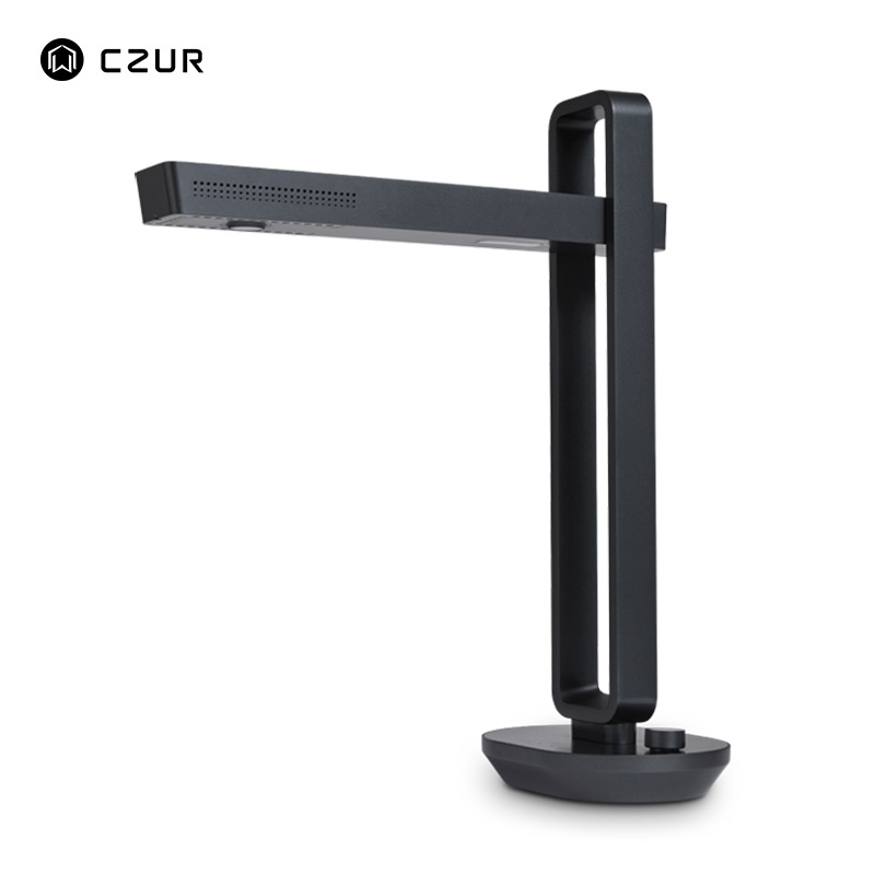 成者科技(CZUR)Aura智能扫描仪(桌面级)高清成册书籍高拍仪智能声控台灯高速AI文字识别自动检测扫描A3A4 黑色