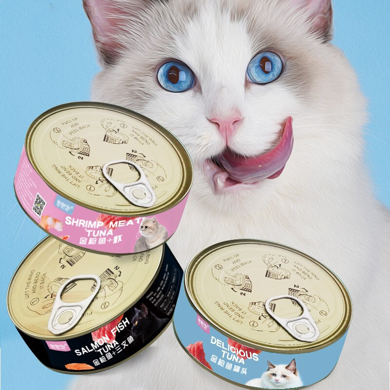 猫罐头猫湿粮幼猫成猫猫咪零食 170g*12罐装三种口味混合装