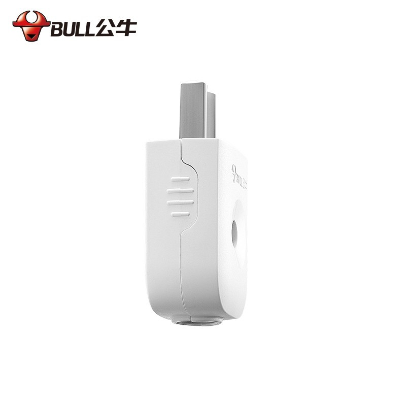 公牛(BULL) GNT-10L1S白色单相两极可拆插头10A二脚插头(3575)