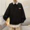 日常套头青春流行男秋季新款2022卫衣原宿字母圆领潮莎丞