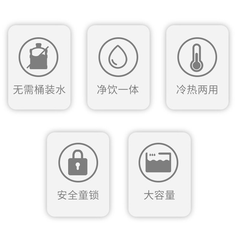 奥克斯(AUX)X3商用开水器净水器RO反渗透饮水机大型加热直饮净水一体机公司学校办公室多人1开水1常温冷水高清大图
