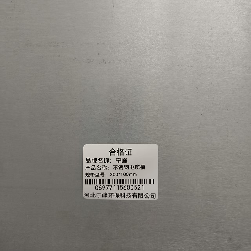 宁峰+不锈钢电缆槽+200*100mm+米高清大图