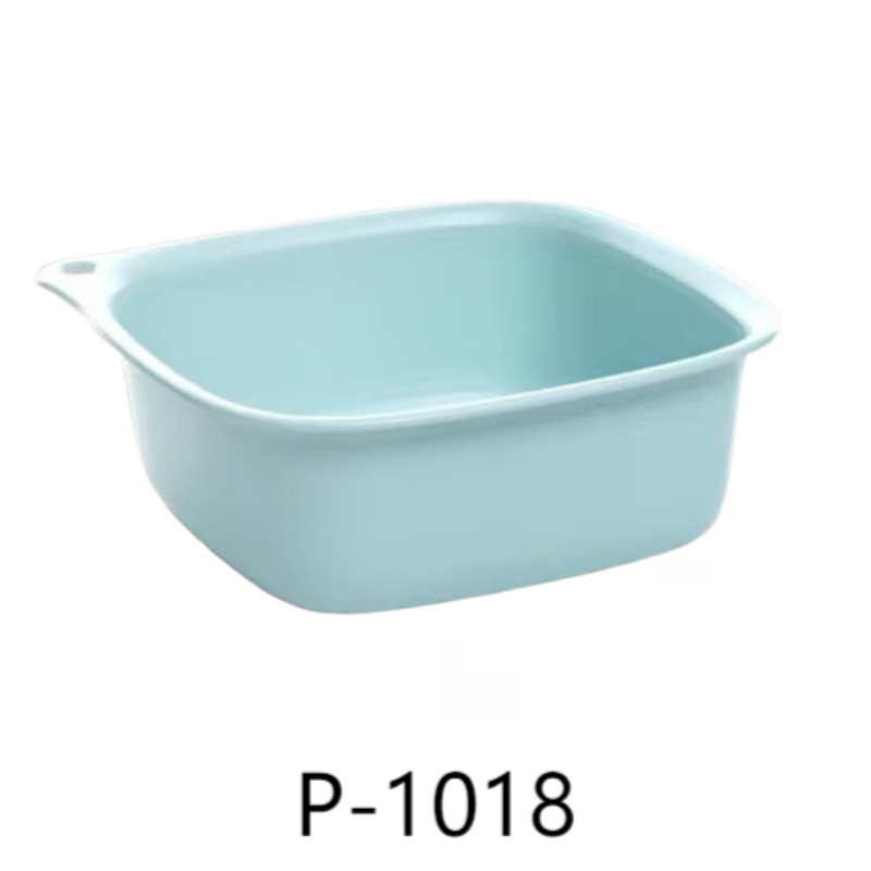 禧天龙(Citylong) P-1018节节方盆2个装(奶蓝)塑料加厚洗手盆大中小洗澡盆宝宝儿童加深洗衣盆