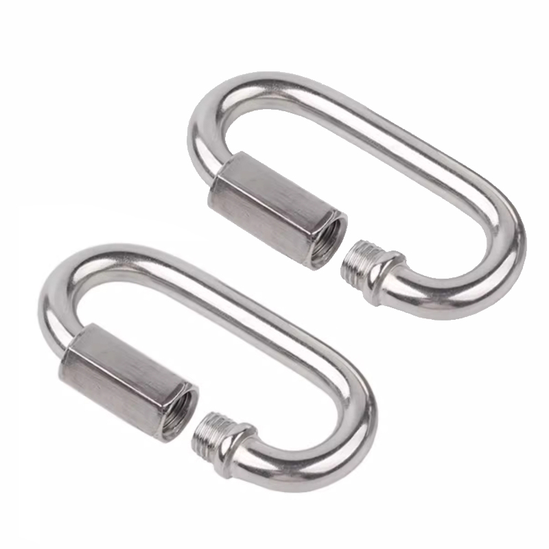 新凯益 304不锈钢弹簧扣保险安全扣 M6(快速连接环) 个高清大图