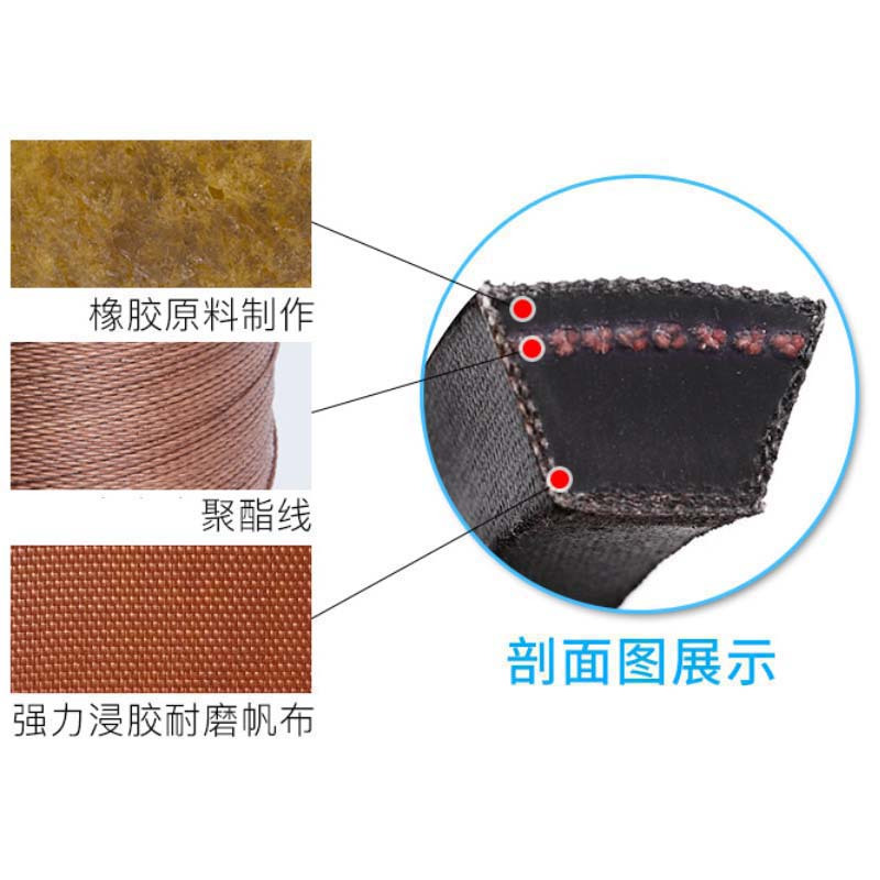 三角带 0-450 顶宽10mm厚度6mm 角度40 10条装 货期5天