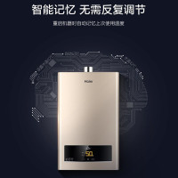 Haier/海尔燃气热水器13升家用速热变频恒温强排式热水器 56重安全防护