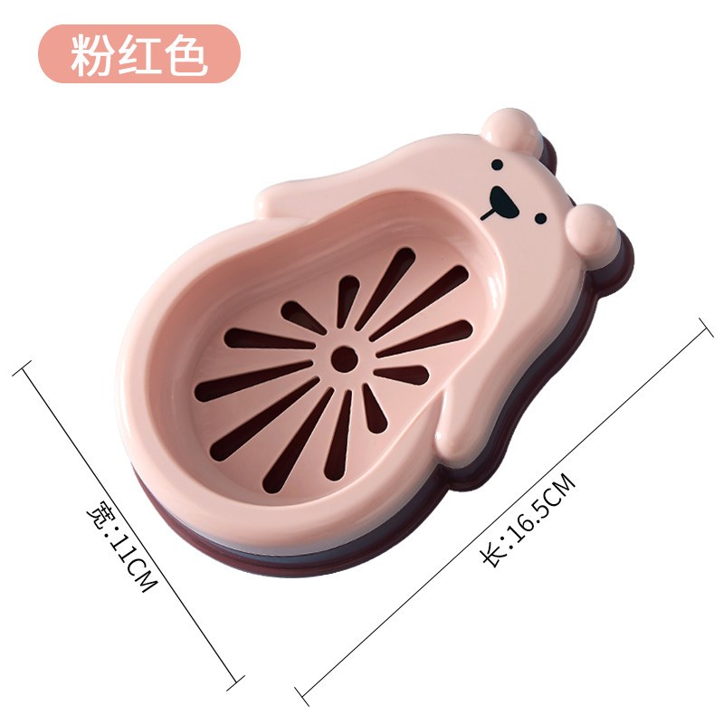 沥水肥皂盒家用北欧创意大号不带盖皂架简约卡通肥皂盒