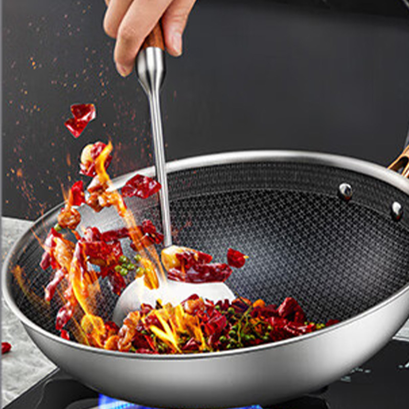 炊大皇炒锅30cm蜂窝纹理油路通畅CG30CJ高清大图