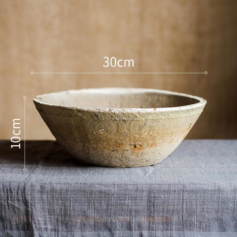 家柏饰(CORATED)自然生长青苔红陶花盆经典素朴日式风格种植器皿杂货花园 A 大图片