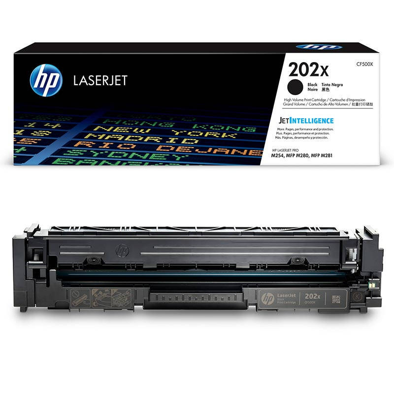 惠普(HP)202X(CF500X)原装硒鼓黑色单支装(适用hp m281fdw/254dw/254NW/280NW/)
