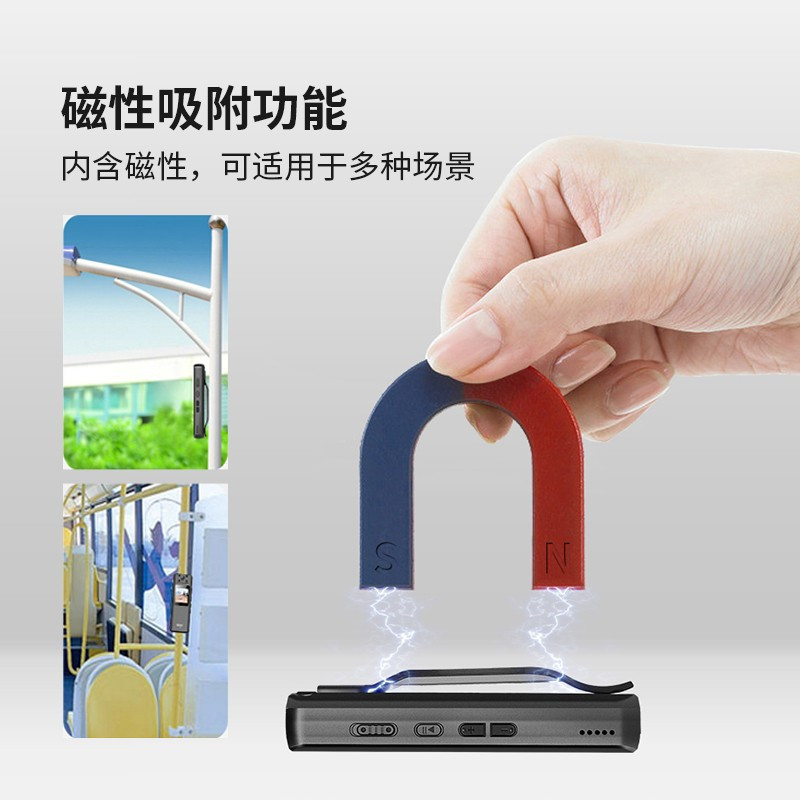 爱国者(aigo)DSJ-S11 64G视频记录仪4000W1080P160°广角夜视旋转镜头磁系设计便携加密高清大图