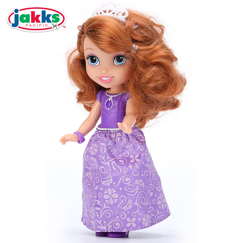 jakks 迪斯尼女孩玩具 升级版小公主苏菲亚娃娃93104