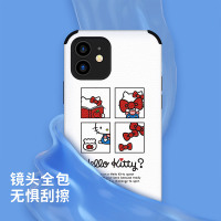 优加正版HelloKitty苹果12手机壳卡通可爱镜头全包防摔12pro个性创意网红情侣iPhone12Promax手机