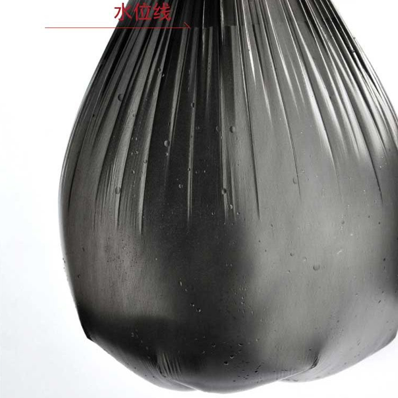 宜洁 工业型大容量垃圾袋商用结实黑色 80*100cm 10只/包高清大图