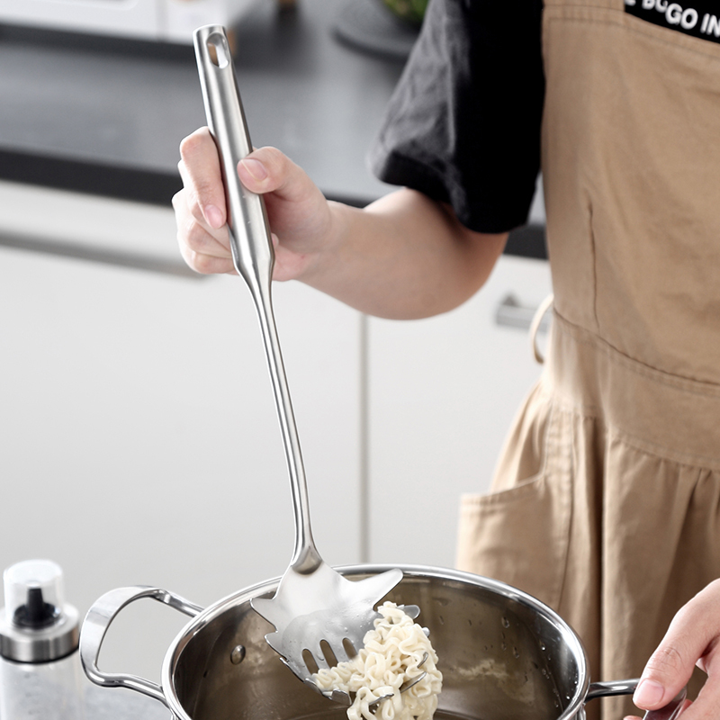 纳丽雅(naliya)厨房小工具ocfl001 不锈钢粉扒粉捞面捞面勺漏勺爪勺