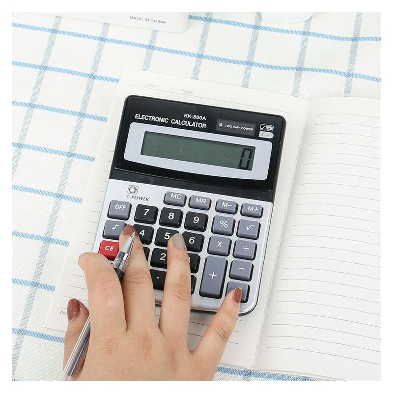 800a台式计算器桌面办公用品计算机财务会计算数机按电池计算机报价 参数 图片 视频 怎么样 问答 苏宁易购