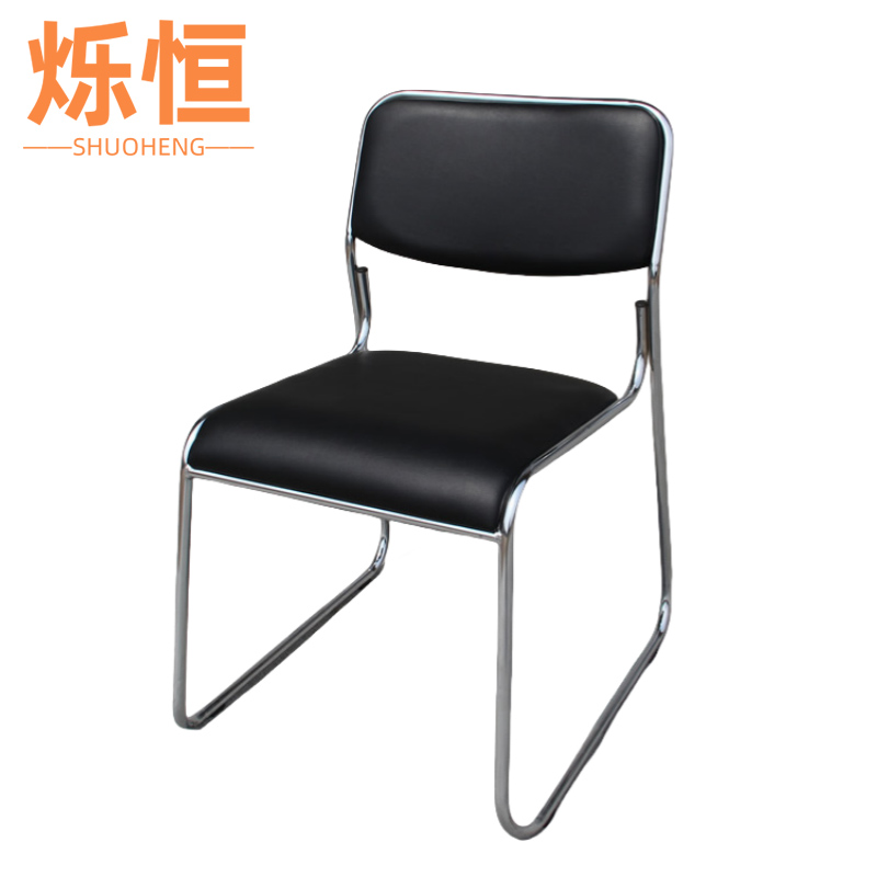 烁恒 办公室培训会椅黑色 把高清大图