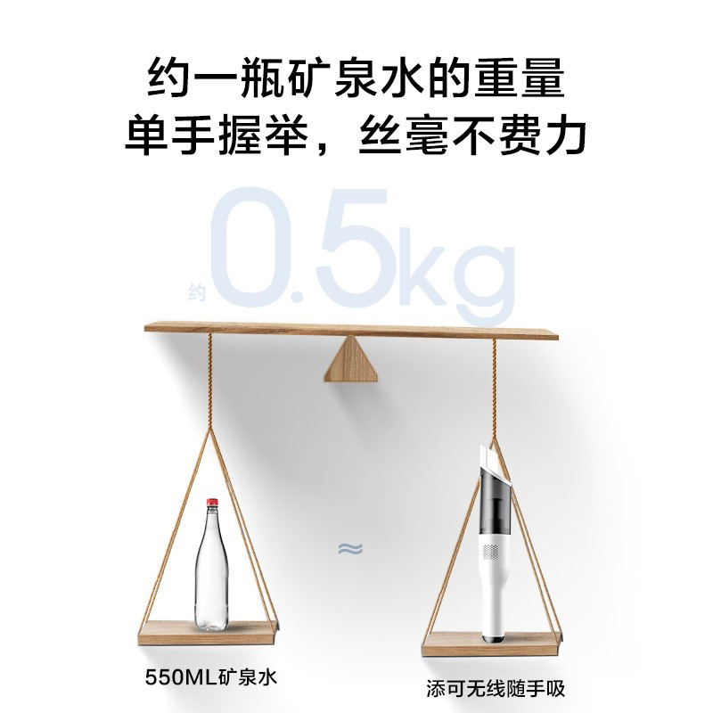 添可(TINECO)TINECO无线吸尘器随手吸车载家用手持 白色VS020500CN高清大图