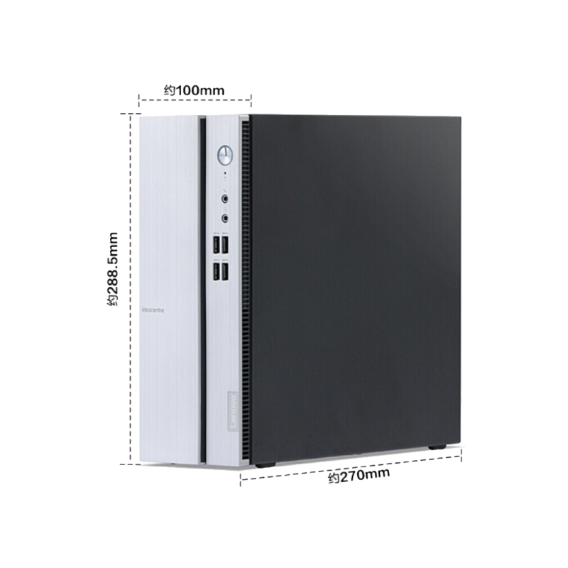 联想(Lenovo)天逸510s商用台式电脑 27寸显示器(i5-9400 8G 512G 固态硬盘)