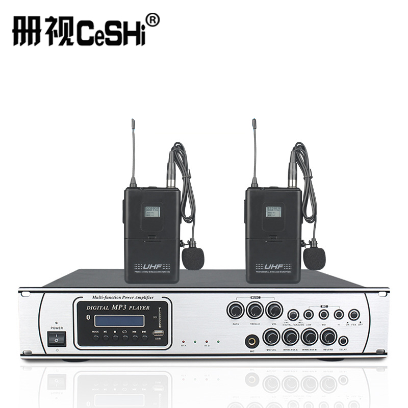 册视监控器材配件功放无线麦克风一体机一拖二KE-6000套高清大图