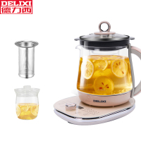 【官方旗舰店】德力西养生壶 智能全自动 高硼硅玻璃一体化多功能水壶 花茶壶 宿舍家用办公小型烧水壶