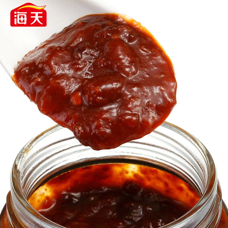 海天豆瓣酱 辣黄豆酱340g 非转基因黄豆发酵 红烧拌饭拌面下饭酱高清大图