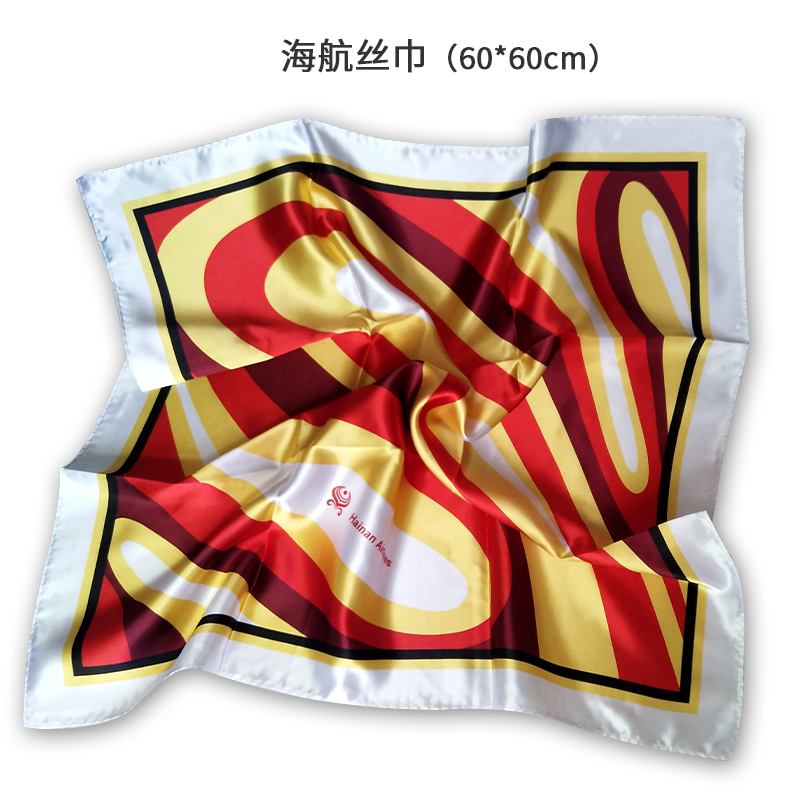 盛世尼曼南航丝巾东航国航海航方巾航空空姐丝巾银行酒店职业空乘丝巾