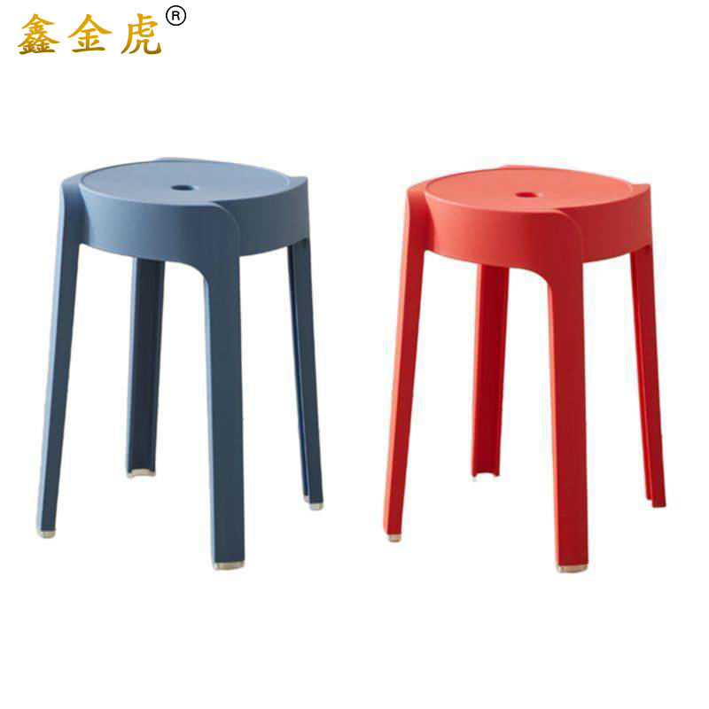 鑫金虎办公椅家用塑料椅子餐桌凳板凳I1高清大图
