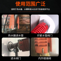 水扳手安装水龙头卫浴万能多功能套筒扳手家用水管维修更换工具 双头水槽扳手带替换头（赠生料带）