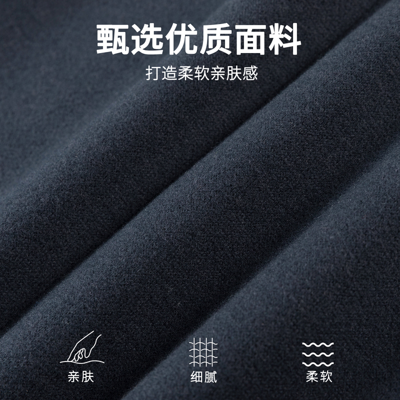 啄木鸟羊毛西服男2025秋冬新款加厚毛呢便西男装呢子小西装外套C高清大图