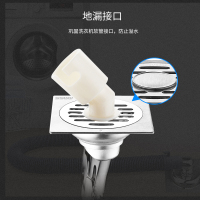 ssww浪鲸卫浴地漏防臭式淋浴房厕所下水道防臭盖厨房阳台洗衣机304不锈钢地漏