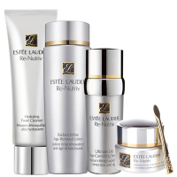 雅诗兰黛(Estee Lauder)白金级奢宠紧颜女士面部护肤套装礼盒 紧致套装 （洁面+水+精华+眼霜）