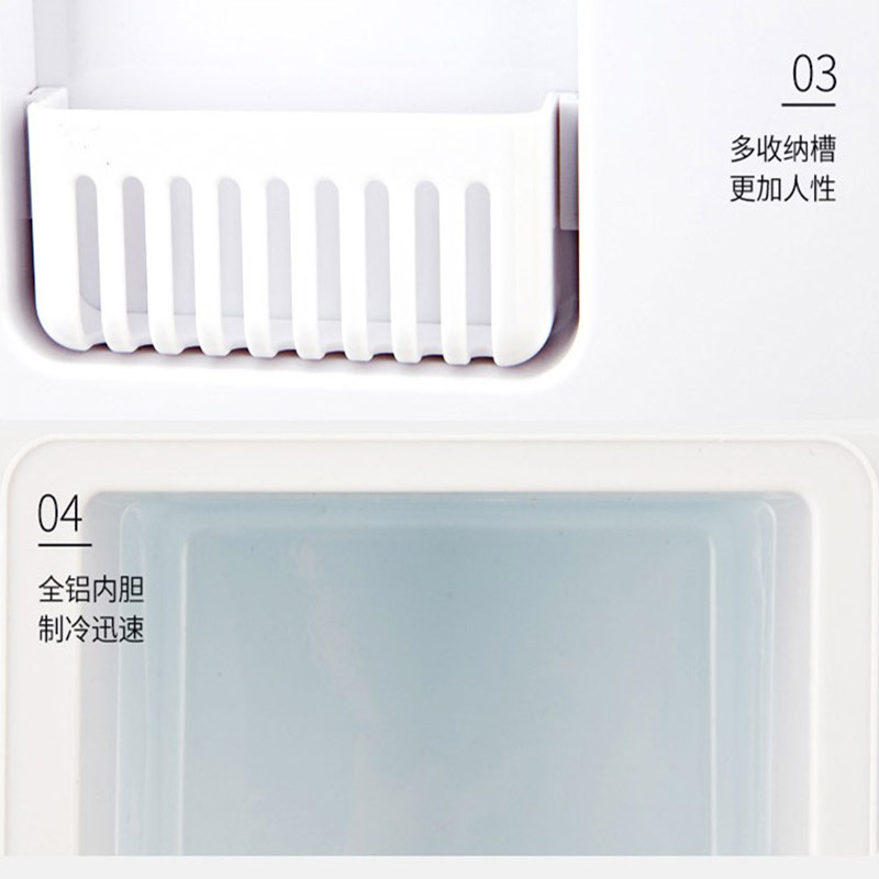 爱车帮 车载保温箱箱车用保温便携式制冷制热保温箱车载冰箱 4L车用冷暖两用 4l车用冰箱