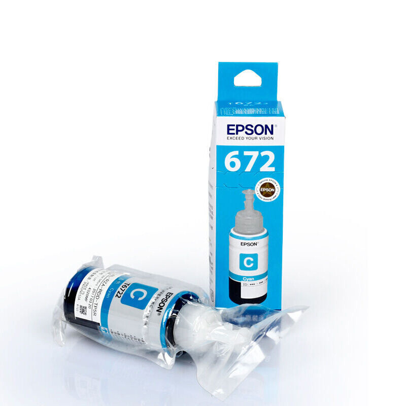 爱普生(EPSON) T6721-4 原装墨水 黑/青/黄/红 四色一套 适用L220/L221/L363
