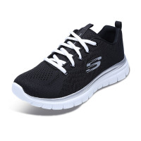 Skechers斯凯奇女鞋简约纯色运动鞋 轻质减震软底休闲鞋 12615