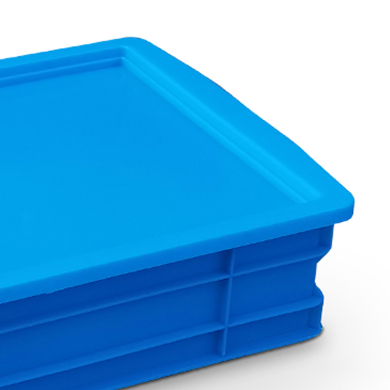 臻远ZY-SNXD-84收纳储物箱长方形物流中转箱带盖子 520*380*130mm高清大图